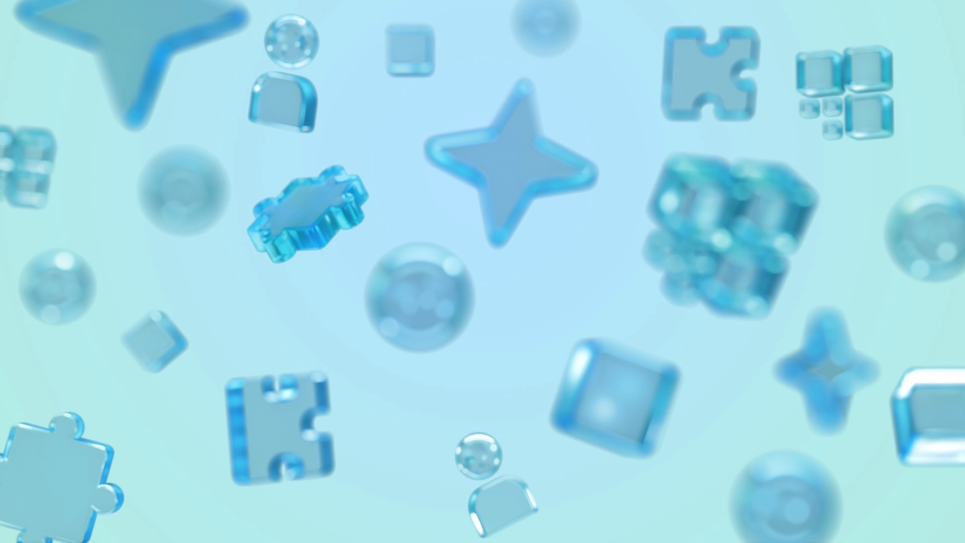 Dynamic background showcasing AI-powered customer support features